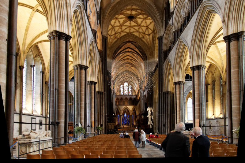 Inside the amazing Salisbury Cathedral