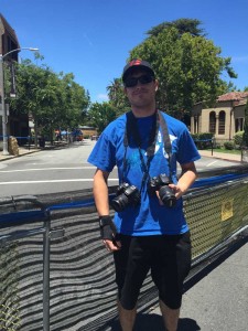 Kevin looking "Pro" with a pair of cameras hanging from his neck